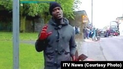 Michael Adebolajo was seen shortly after the murder wielding a knife and a cleaver.