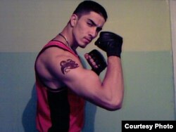 Mustafa Sadat in his kickboxing days