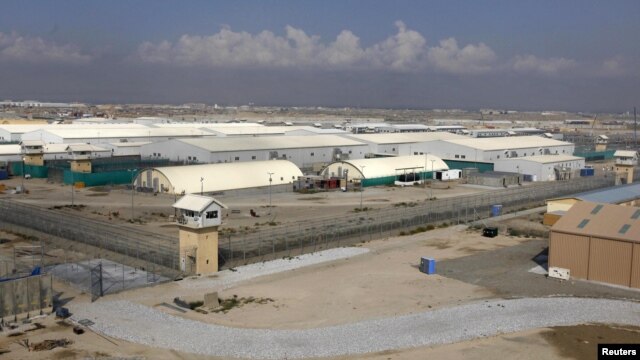 A general view of the Bagram prison compound