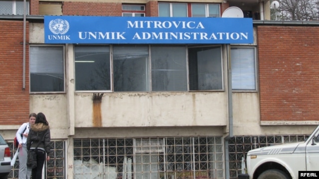Kosovo, ured UNMIK-a u Mitrovici, april, 2008. 