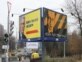 Dueling billboards for parliament speaker Volodymyr Lytvyn (left) and former Foreign Minister Arseniy Yatsenyuk in downtown Kyiv.