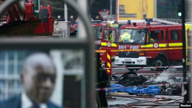 Pamje nga vendi i ngjarjes në Vauxhall të Londrës, foto Reuters 