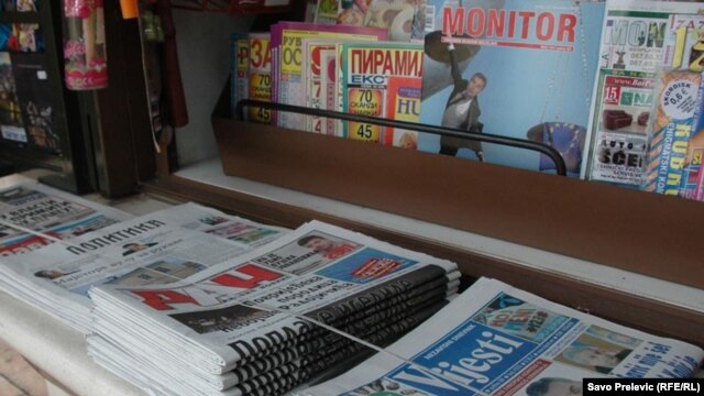 Kiosk sa novinama u Podgorici