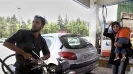 At the pump in Tehran