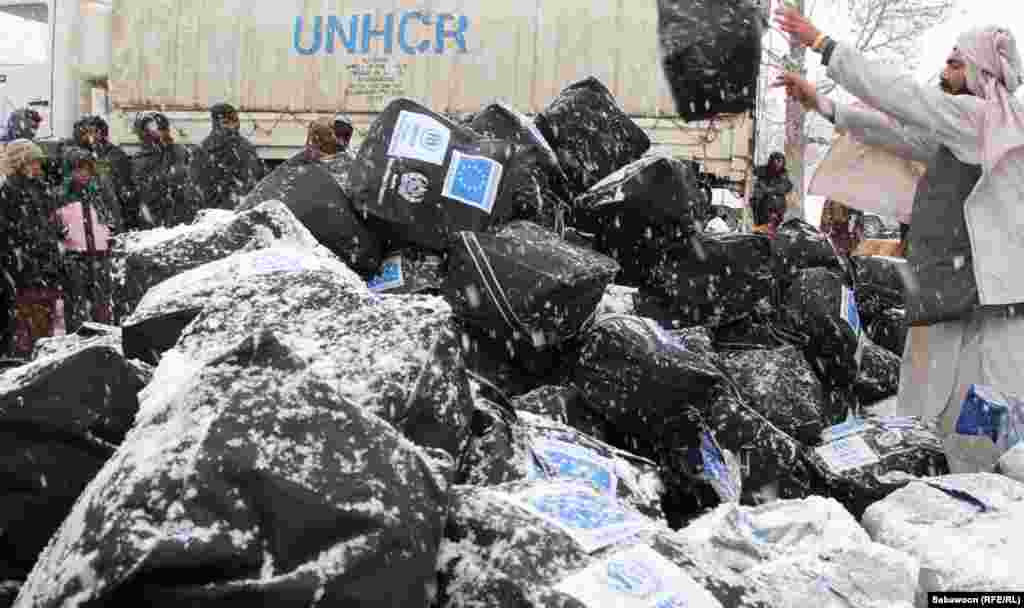 Other aid groups are also assisting the refugees with deliveries of food and charcoal throughout the winter.