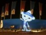 "Irby," named after the Irbis snow leopard, is the official mascot of the seventh Asian Winter Games.