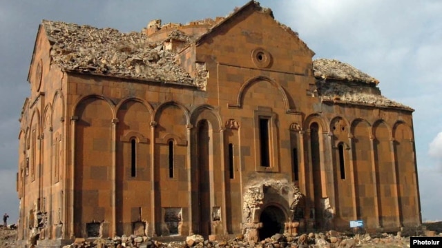 Turkey -- The Holy Virgin Armenian cathedral in Ani, 30Sep2010