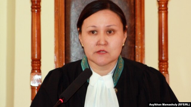 Cудья Гүлмаржан Әділсұлтани. Ақтау, 27 сәуір 2012 жыл.