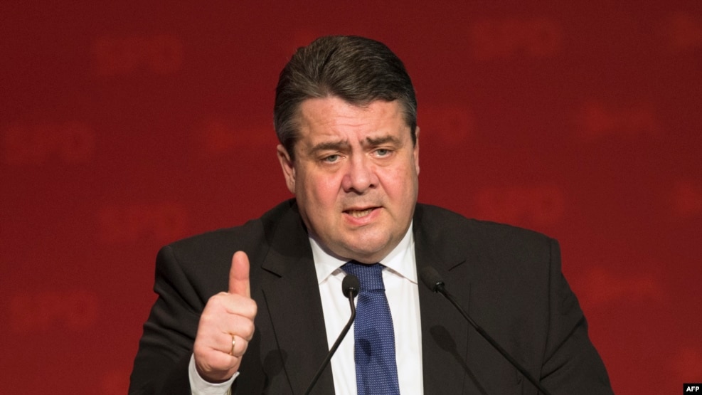 German Economy Minister Sigmar Gabriel