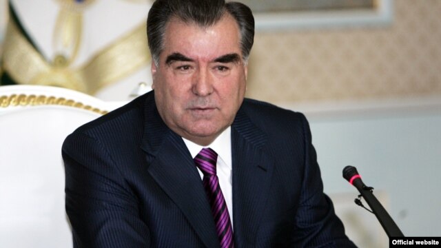 Tajik President Emomali Rahmon