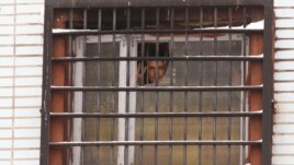 The real life inspiration for the film, Franak Viačorka, in prison in February 2011.