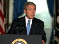 U.S. President George W. Bush said things are 'on the right track' in Iraq (epa)
