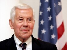 U.S. Senator Richard Lugar in Riga