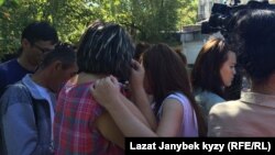 На месте пожара на складе в Москве. 27 августа 2016 года.