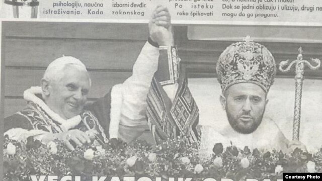 The controversial cartoon that was published in "Blic."