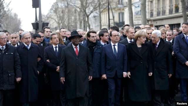 Francuski predsednik Fransoa Oland sa evropskim liderima