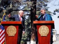U.S. Vice President Cheney and Afghan President Karzai on March 20