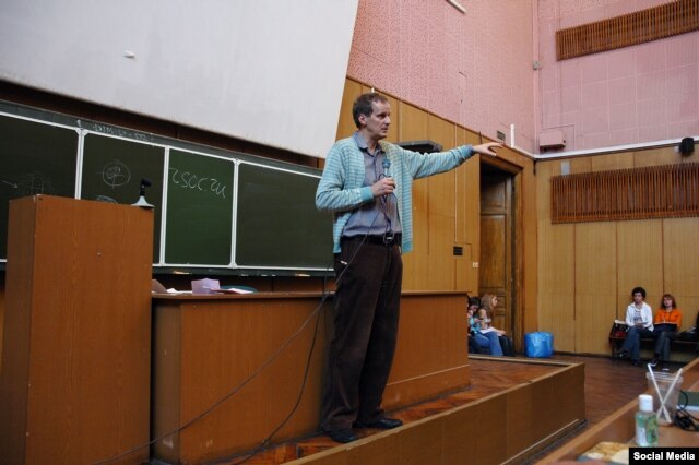 Андрей Рихтер на факультете журналистики МГУ (автор фотографии - Светлана Балашова)