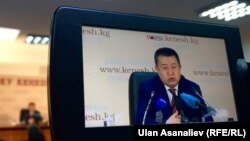 Спикер парламента Кыргызстана Чыныбай Турсунбеков.