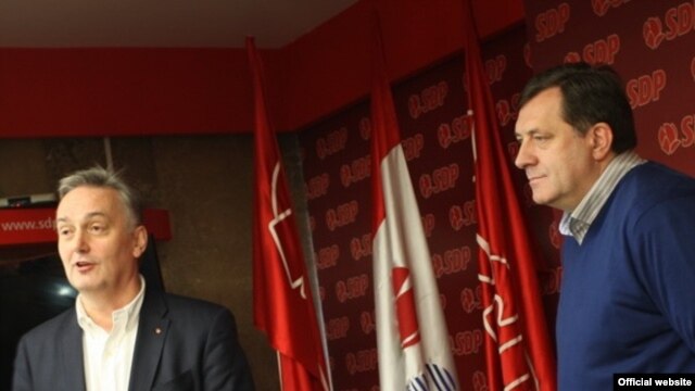 Zlatko Lagumdžija i Milorad Dodik u decembru 2010. godine