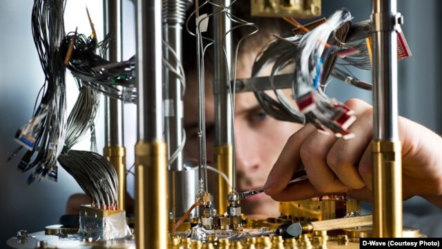 Начинка устройства D-Wave