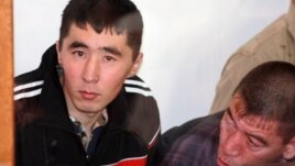 Шетпе оқиғасы бойынша айыпталған азаматтар. Ақтау, 17 сәуір 2012 жыл.