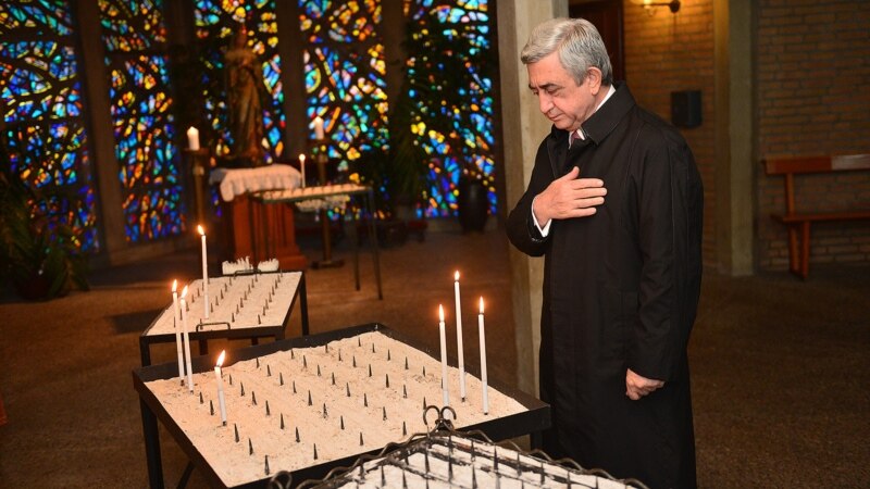 Սերժ Սարգսյանը այցելել է Մաաստրիխտի հայկական եկեղեցի