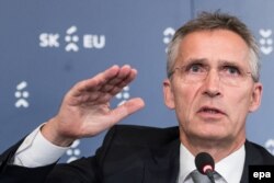 Secretarial general NATO Jens Stoltenberg.