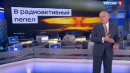 Российский журналист Дмитрий Киселев, ведущий итоговой воскресной программы на государственном телеканале.