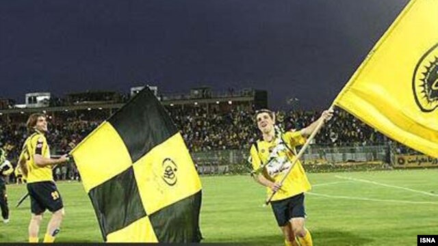 The passions of the crowd at the ground of the Iranian soccer champions Sepahan can sometimes be quite volatile. 