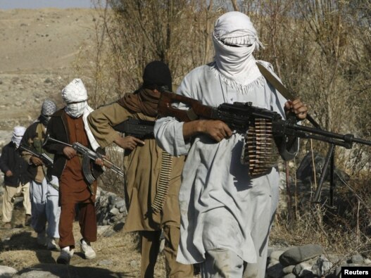 'Талибан' қарулы жасағы. Ауғанстан. 13 желтоқсан 2010 жыл. (Көрнекі сурет)
