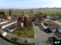 The camp in Friedland, Germany, where the first refugees from Iraq arrived on March 19.