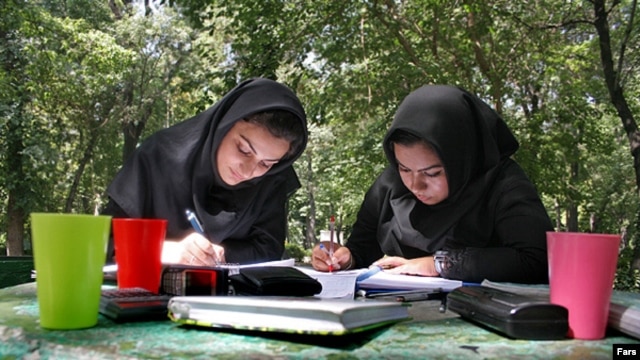 One women's rights activist says the new official figures suggest that efforts by Iran "to eliminate women from universities" have been successful.