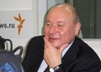 Yegor Gaidar in RFE/RL's Moscow studio on July 19 (RFE/RL)