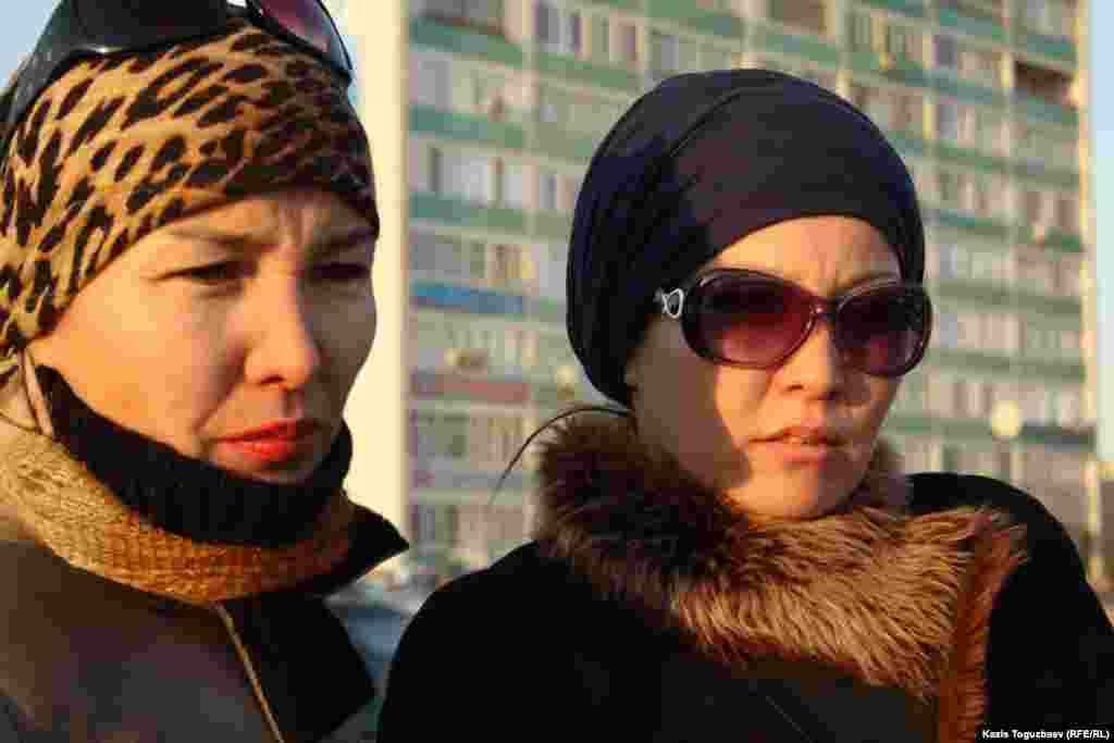 These residents of Aktau were symapthetic with the oil workers' protests. 