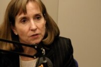 U.S. Under Secretary of State for Democracy and Global Affairs Paula Dobriansky at RFE/RL on December 5 (RFE/RL)