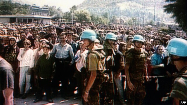 Snage UN u Srebrenici 1995. godine