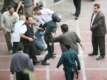 Riot police were deployed to disperse the protesters.