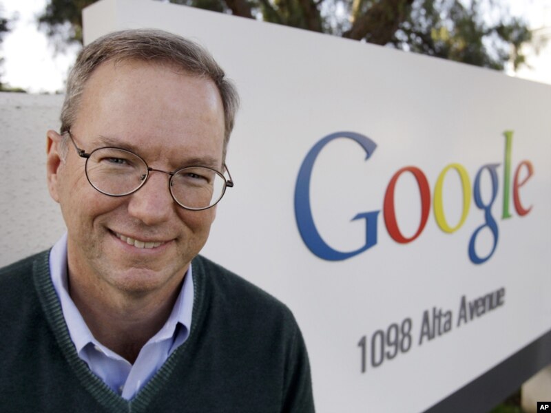 Председатель и исполнительный директор компании Google Эрик Шмидт
