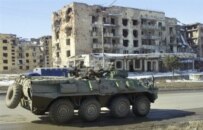 Human rights defenders have repeatedly criticized Russia's conduct during its war in Chechnya (file photo)