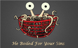 Он сварился за ваши грехи