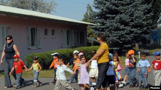 Armenia -- Children at an orphanage.