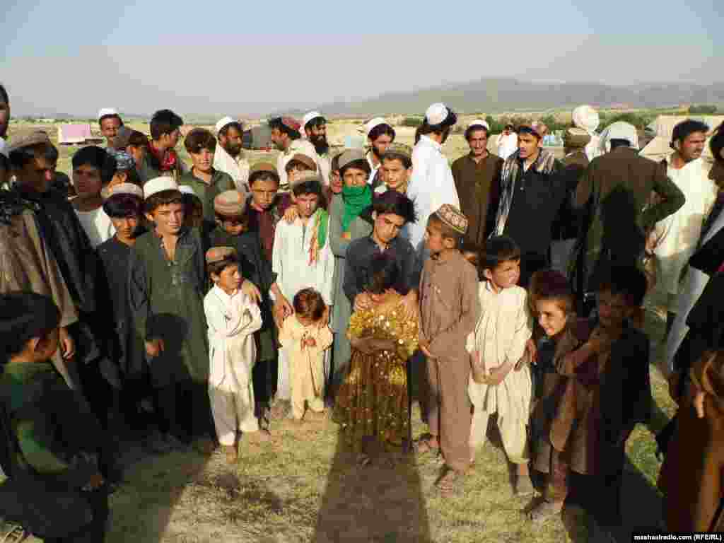 There are many children among the refugees in Afghanistan who have fled the fighting in North Waziristan.