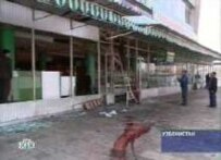 The aftermath of a bombing in Tashkent this spring.