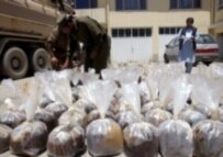 These drugs were seized in Afghanistan in May (AFP)