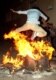 An Iranian boy jumps over a fire in an ancient festival called Chaharshanbe Suri (Wednesday Fire) on the last Wednesday prior to Norouz