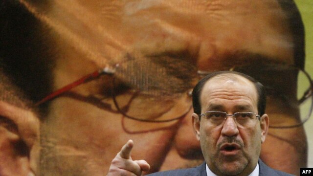 Prime Minister Nuri al-Maliki's (pictured) State of Law alliance looked like it would be nipped at the line by allies of former Prime Minister Iyad Allawi.