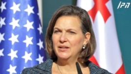Victoria Nuland la Tbilisi, 6 decembrie 2013.