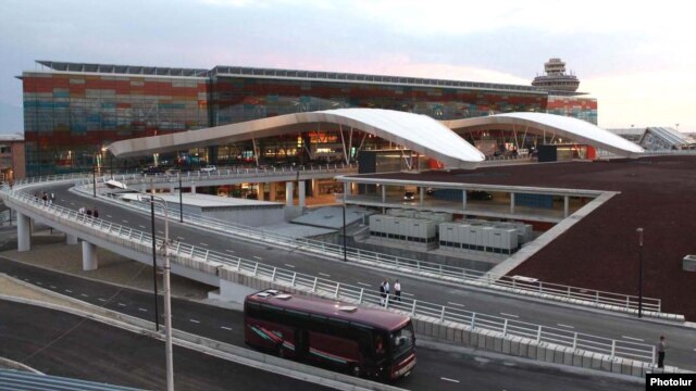 Armenia - Yerevan's Zvartnots international airport, 16Sep2011.