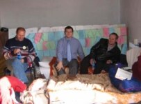 Supporters of the New Life church conducting a hunger strike in Minsk on October 20 (RFE/RL)